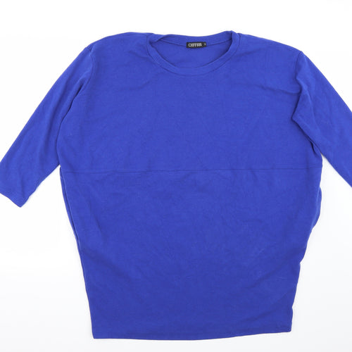 Chff888 Womens Blue   Pullover Jumper Size M