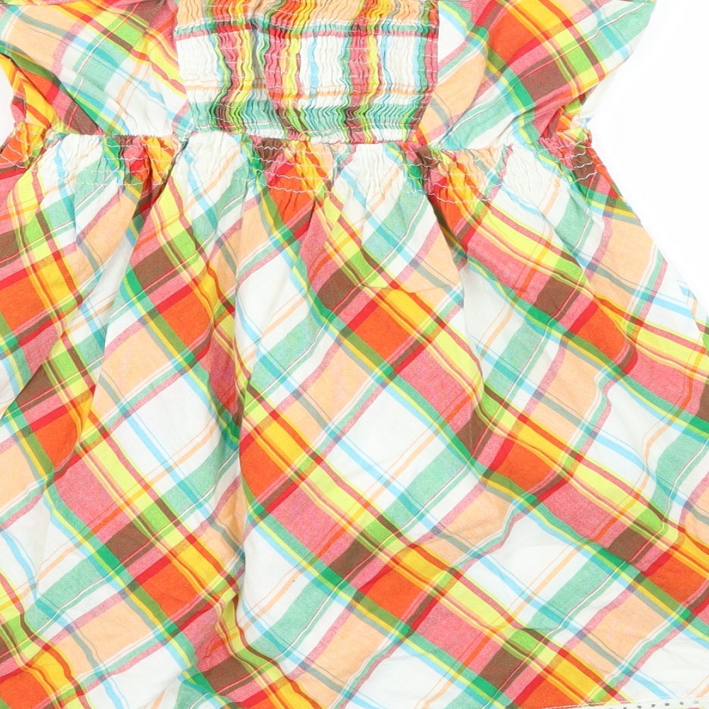 Newlook Womens White Check  Basic Tank Size 12