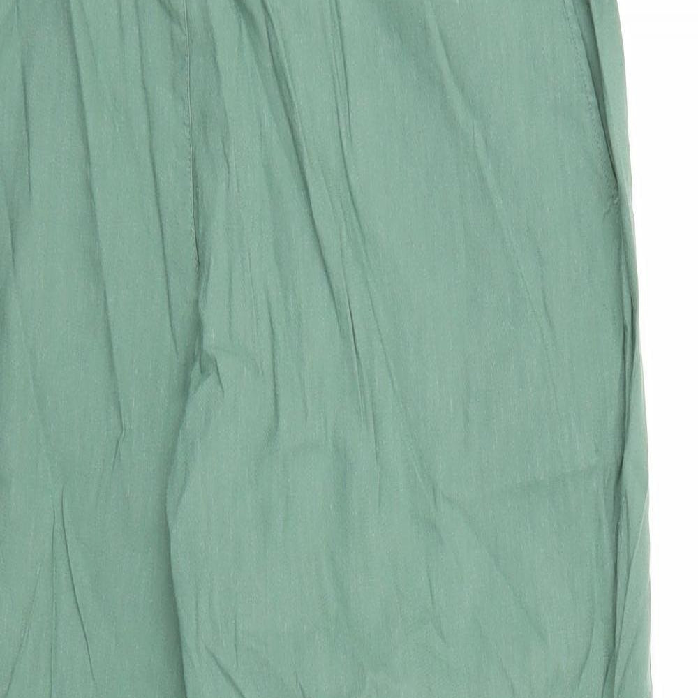 Lands end Womens Green   Cropped Trousers Size 12 L29 in