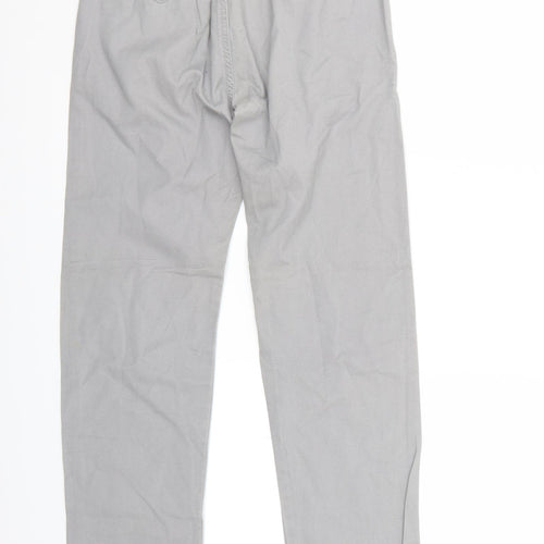 Denim & Co. Mens Grey   Straight Jeans Size 28 L30 in
