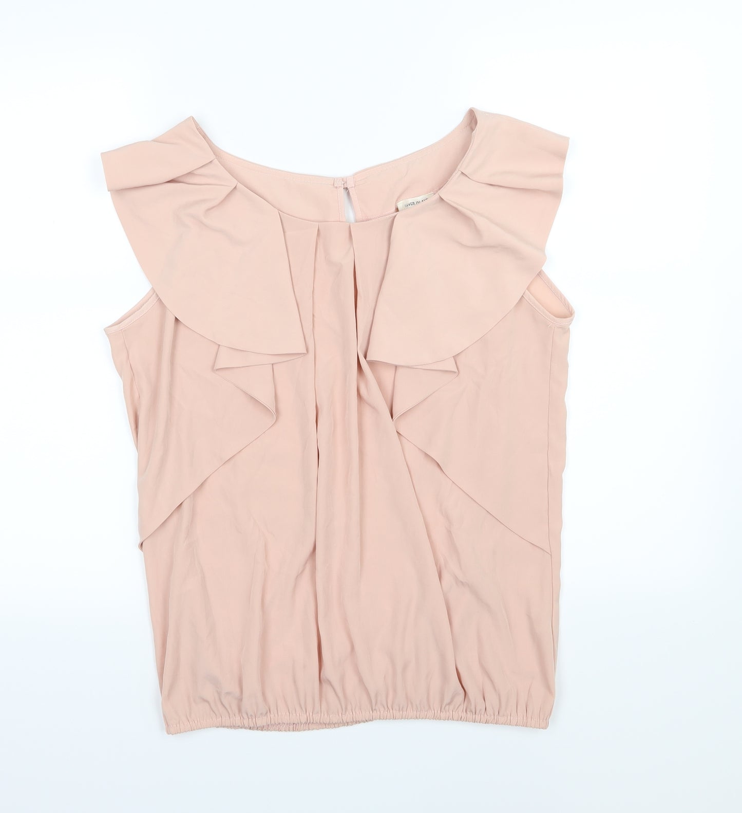 River Island Womens Pink  Chiffon Basic Blouse Size 14