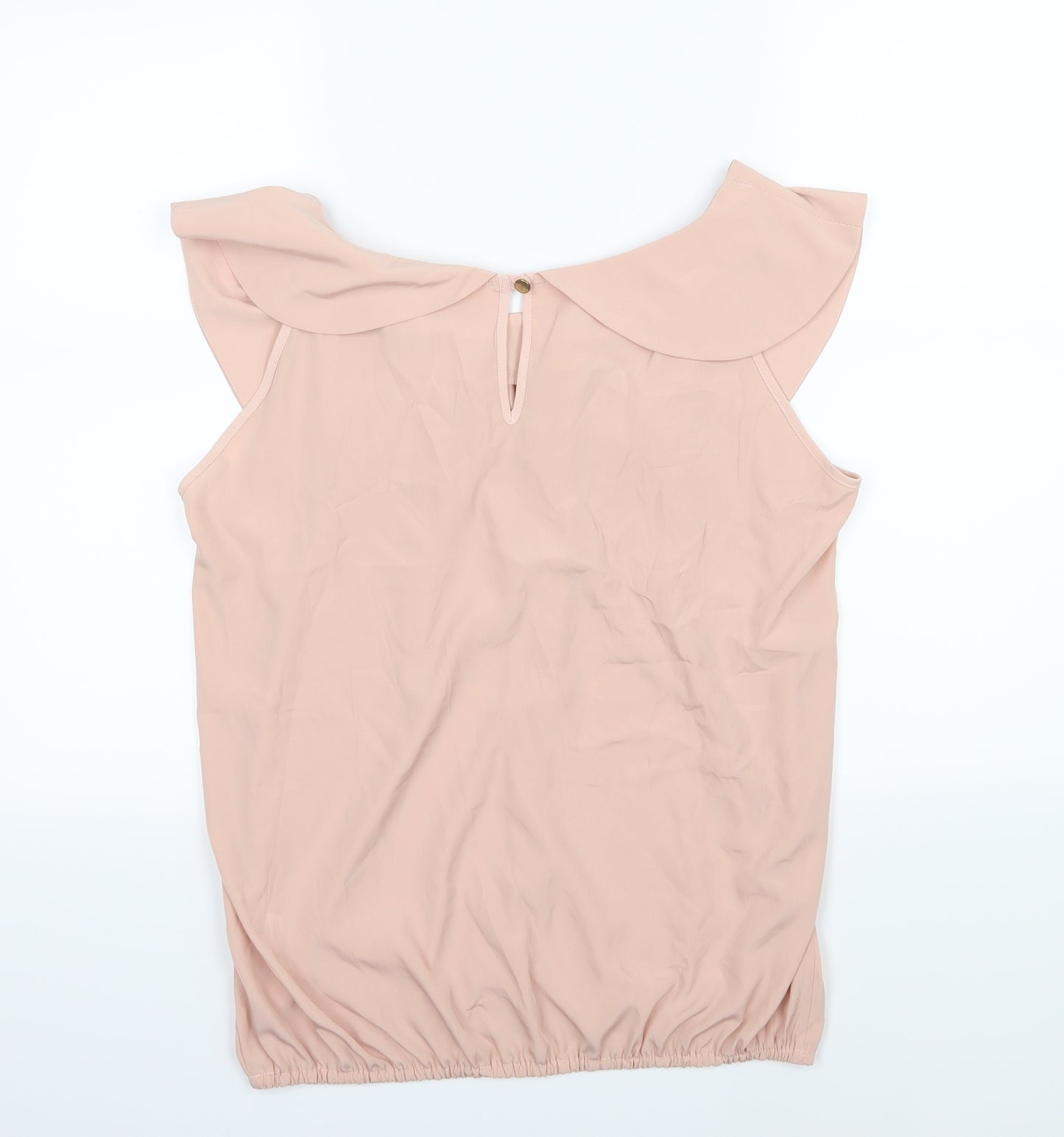River Island Womens Pink  Chiffon Basic Blouse Size 14