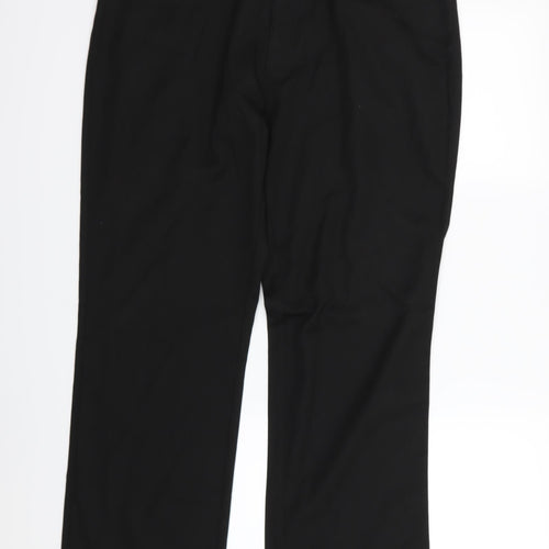 NEXT Mens Black  Rayon Trousers  Size 36 L33 in - Long leg