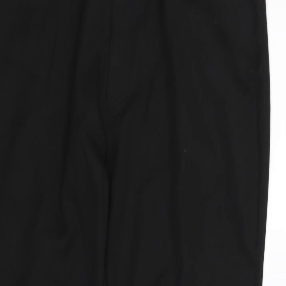 NEXT Mens Black  Rayon Trousers  Size 36 L33 in - Long leg