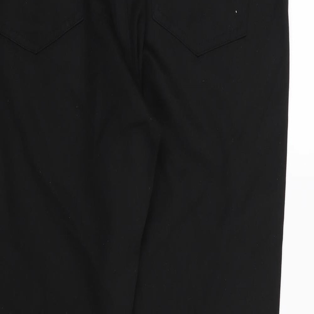 NEXT Mens Black  Rayon Trousers  Size 36 L33 in - Long leg