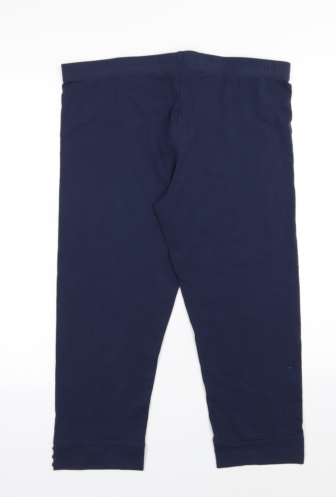 Originals Womens Blue  Jersey Cropped Leggings Size L L20 in