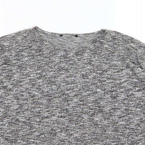 New Look Womens Grey  Knit Pullover Jumper Size S