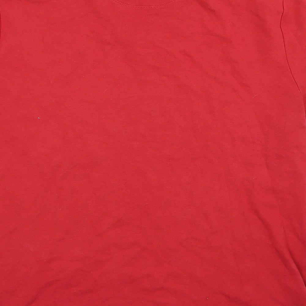 French Connection Mens Red  Jersey  T-Shirt Size L