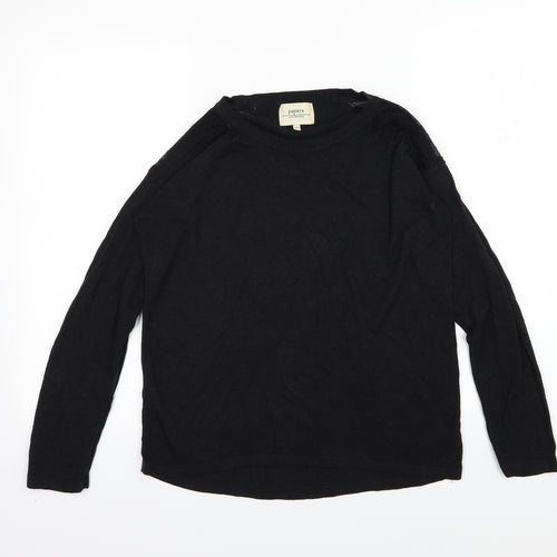 Papaya Womens Black  Knit Pullover Jumper Size 10