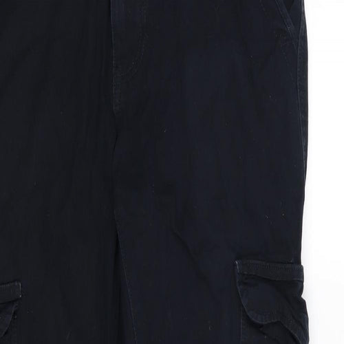 Denim & Co. Mens Blue   Cargo Trousers Size 32 L32 in