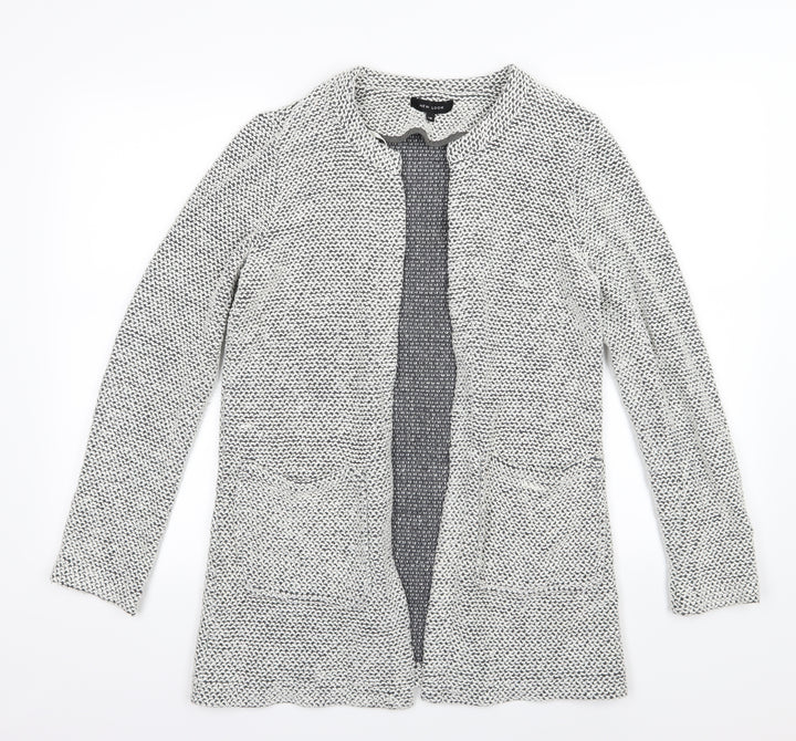 New Look Womens Grey  Knit Jacket  Size 10