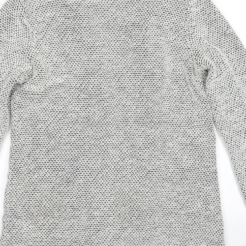 New Look Womens Grey  Knit Jacket  Size 10