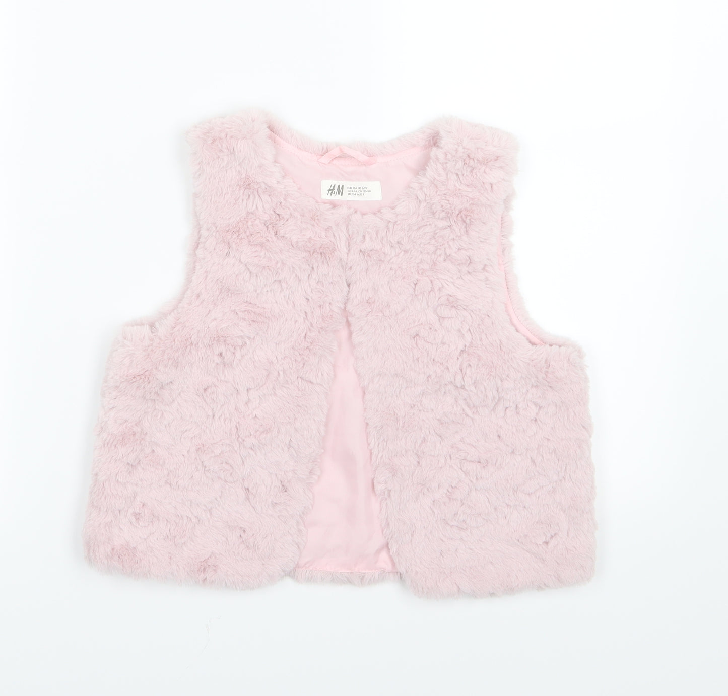 H&M Girls Pink   Jacket  Size 8-9 Years