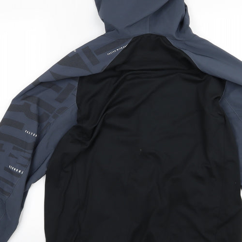 Reebok Mens Blue   Full Zip Hoodie Size M