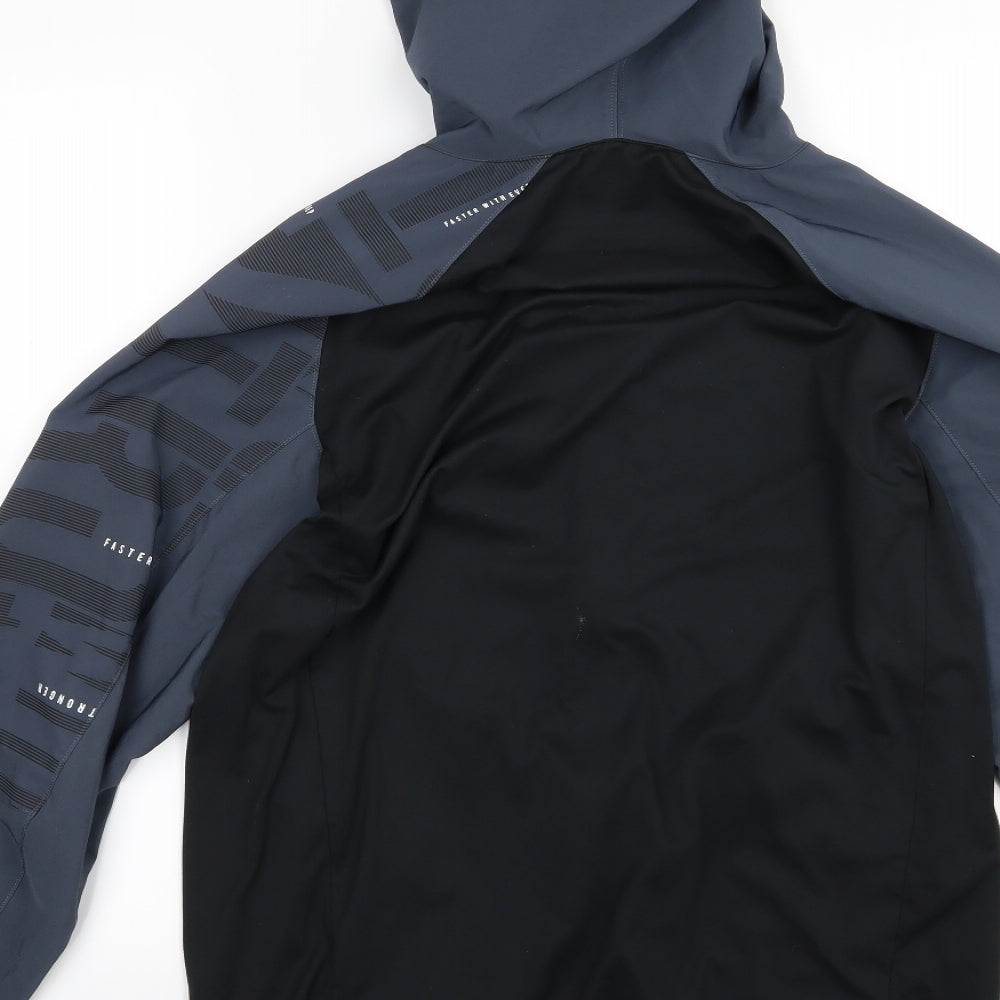 Reebok Mens Blue   Full Zip Hoodie Size M