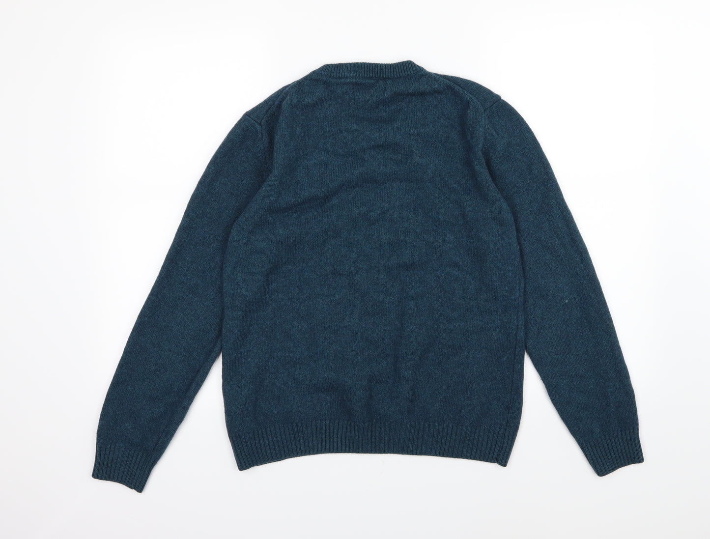 Paul Costelloe Womens Blue  Knit Pullover Jumper Size 12