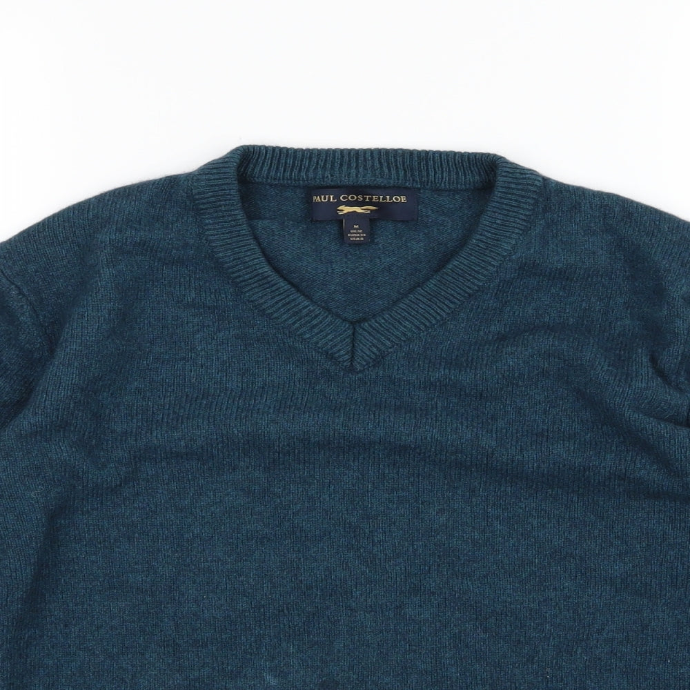 Paul Costelloe Womens Blue  Knit Pullover Jumper Size 12