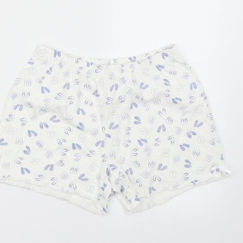 Miniman Girls White   Sweat Shorts Size 12 Years