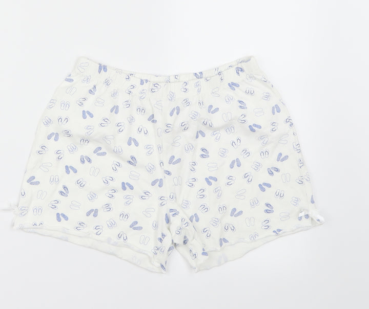 Miniman Girls White   Sweat Shorts Size 12 Years