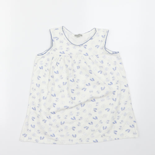 Miniman Girls White   Basic Tank Size 12 Years