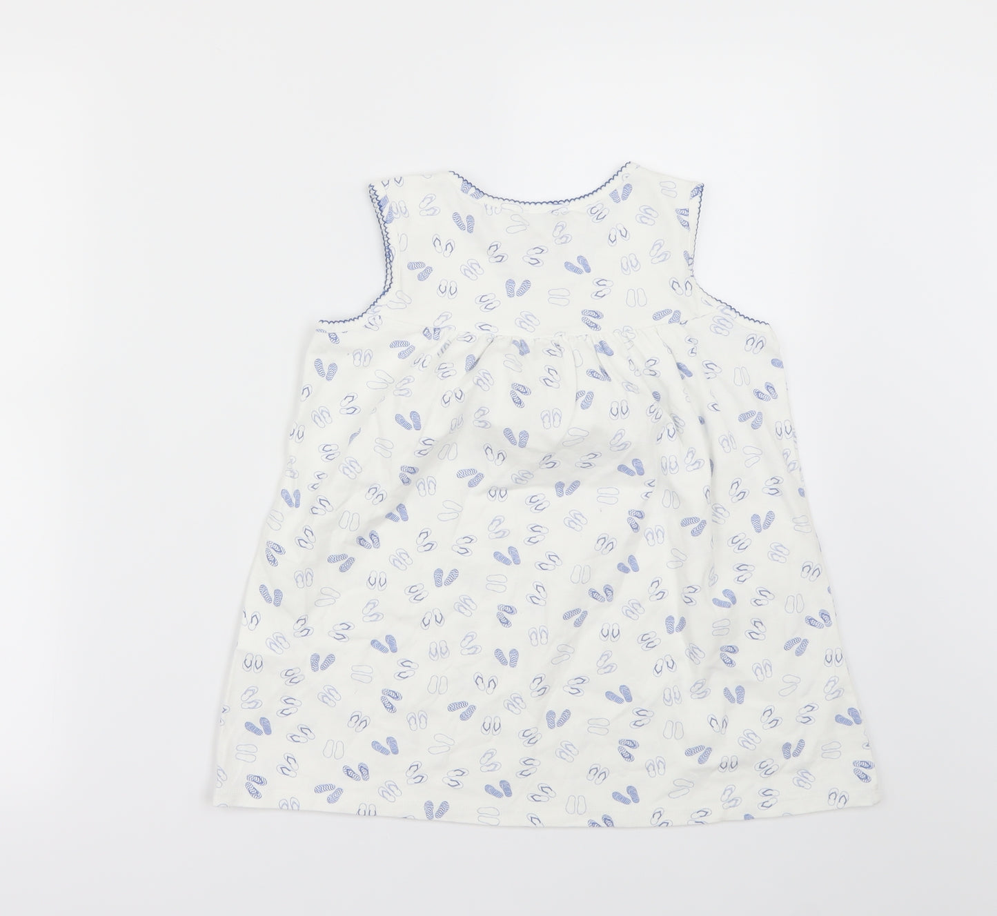 Miniman Girls White   Basic Tank Size 12 Years