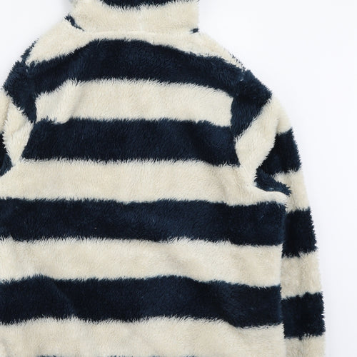 Miss Fiori Womens Blue Striped  Cardigan Jumper Size 16