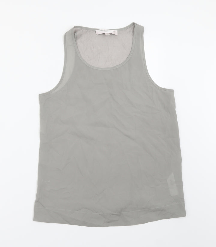 French Connection Womens Grey Basic Tank Size M