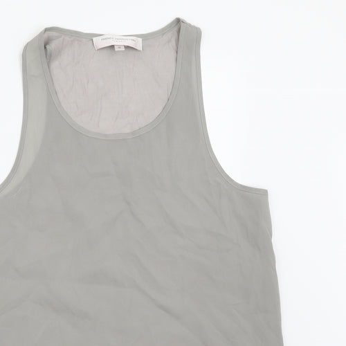 French Connection Womens Grey   Basic Tank Size M