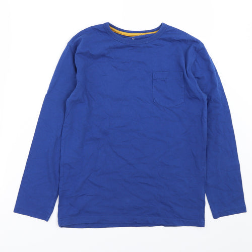 John Lewis  Boys Blue   Basic T-Shirt Size 12 Years