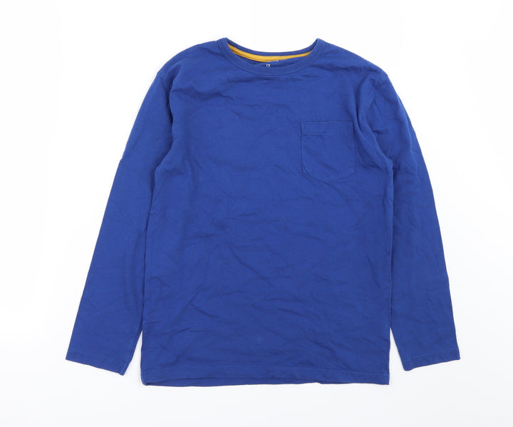 John Lewis Boys Blue Basic T-Shirt Size 12 Years