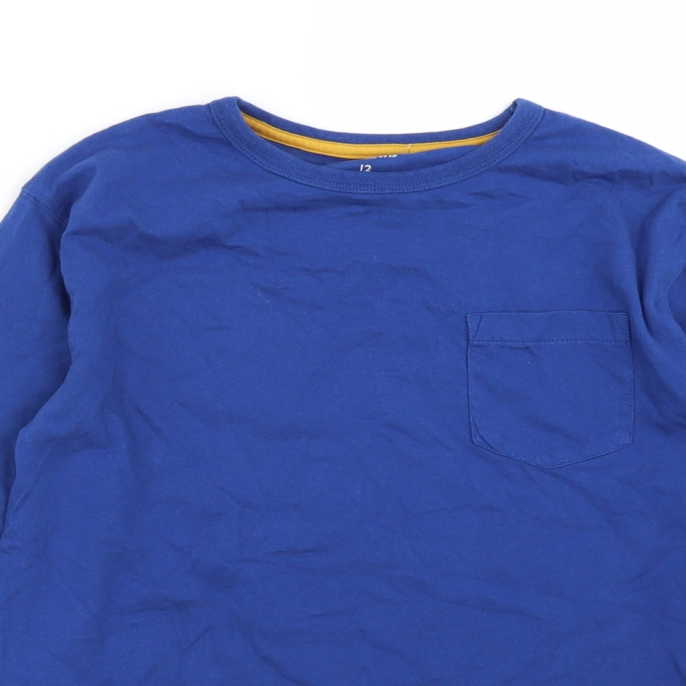 John Lewis  Boys Blue   Basic T-Shirt Size 12 Years