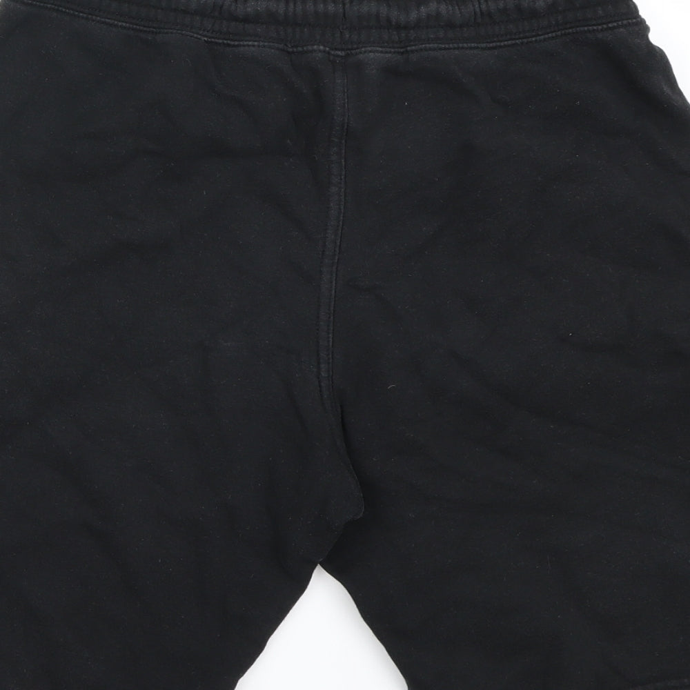 H&M Boys Black   Sweat Shorts Size 12-13 Years
