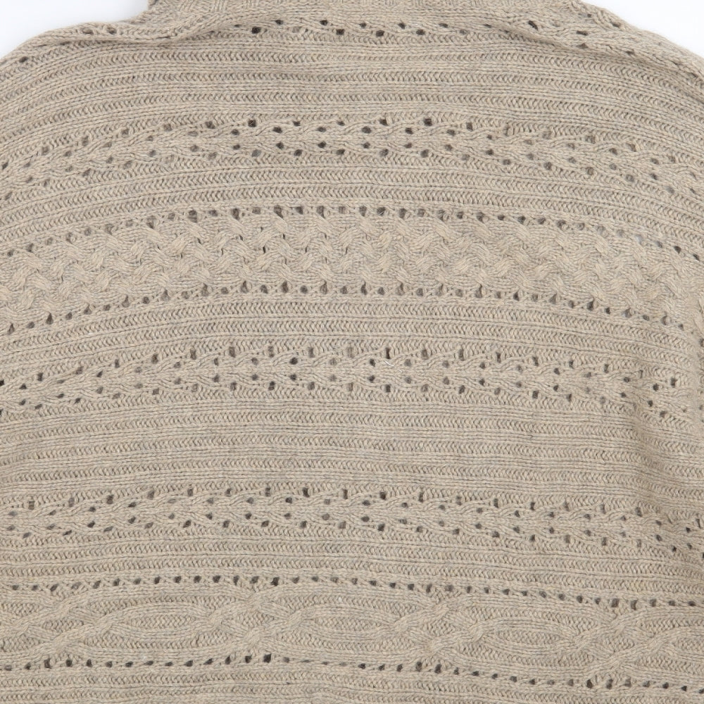 Marks and Spencer Womens Beige   Cardigan Jumper Size 18