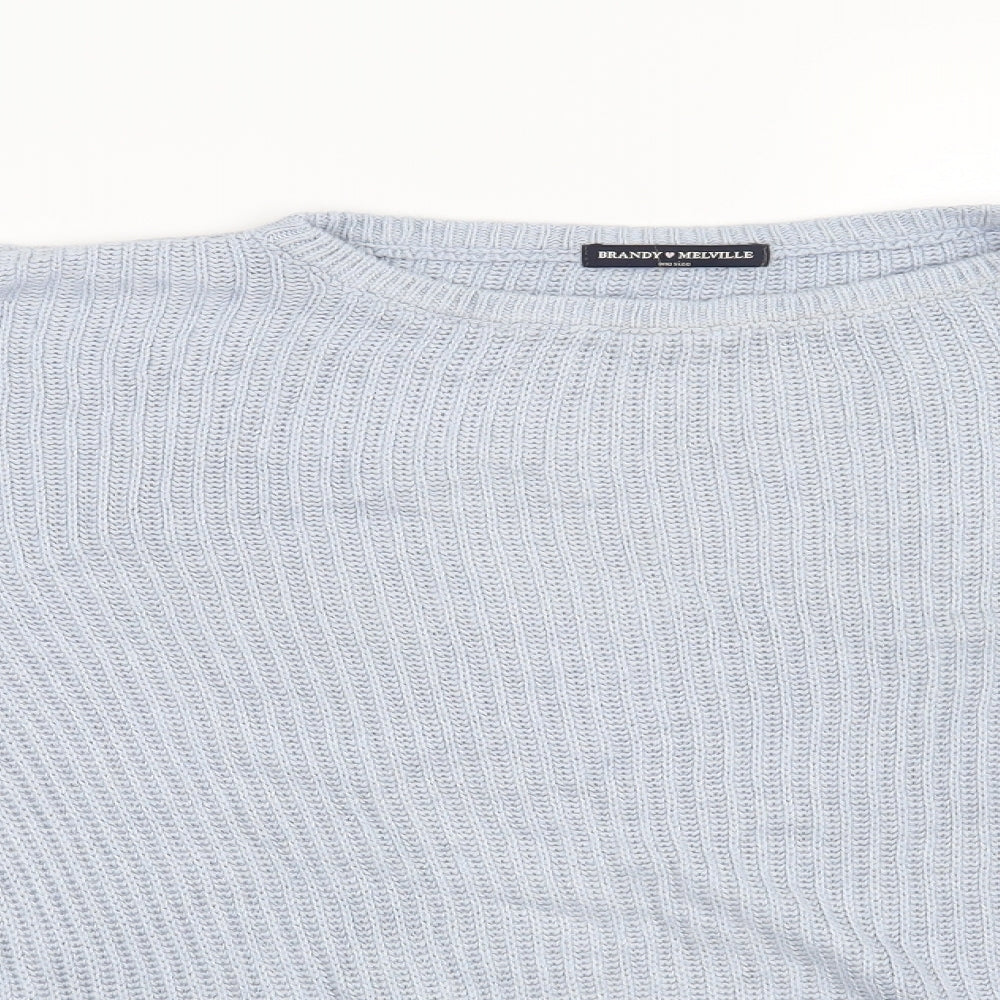Brandy Melville Womens Blue   Pullover Jumper One Size