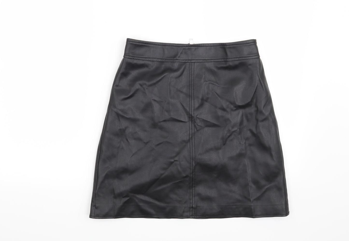 Warehouse Womens Black   Mini Skirt Size 10