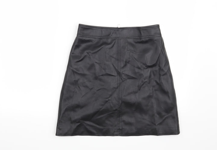 Warehouse Womens Black   Mini Skirt Size 10