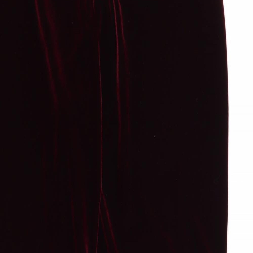 Marks and Spencer Womens Red   Trousers  Size 16 L29 in