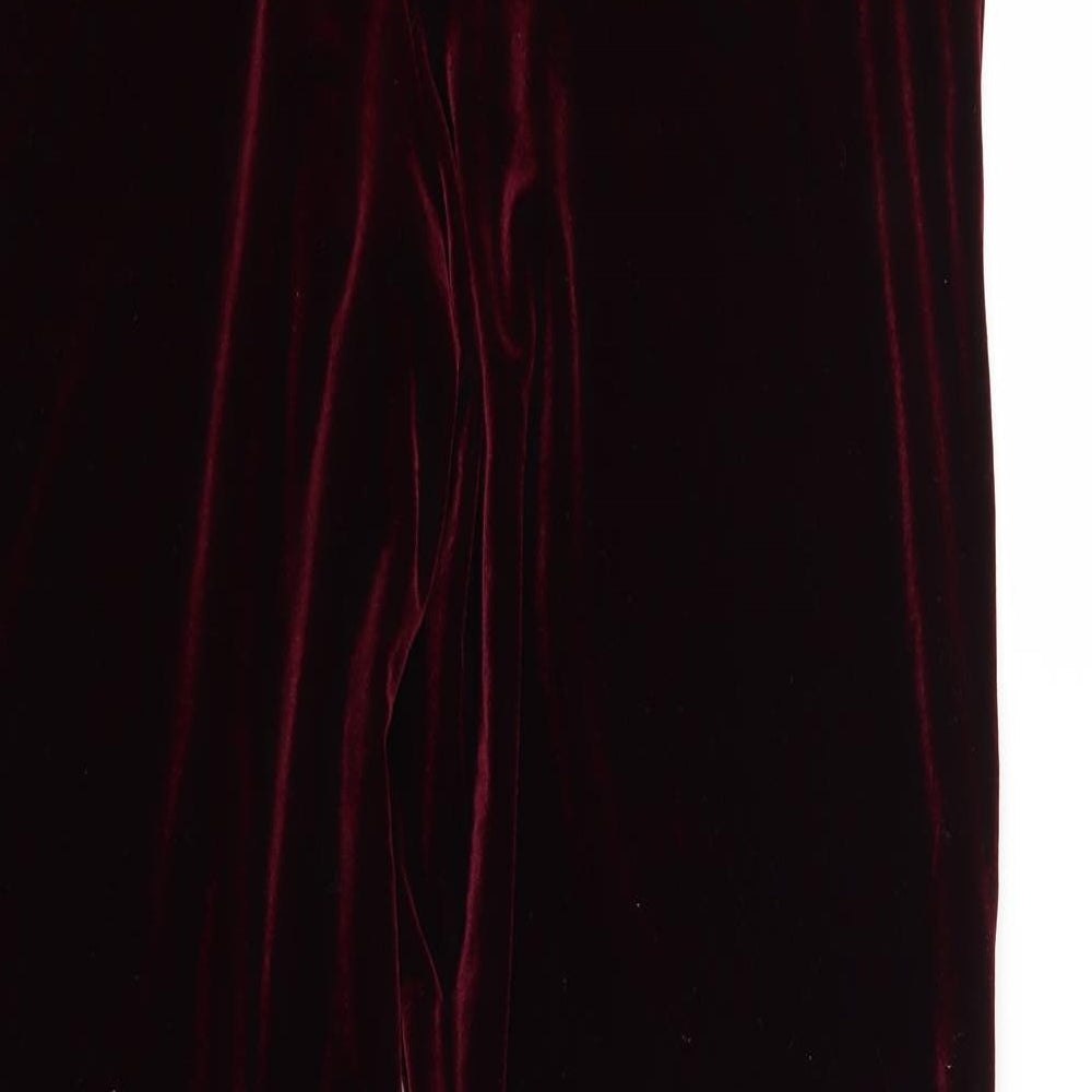 Marks and Spencer Womens Red   Trousers  Size 16 L29 in