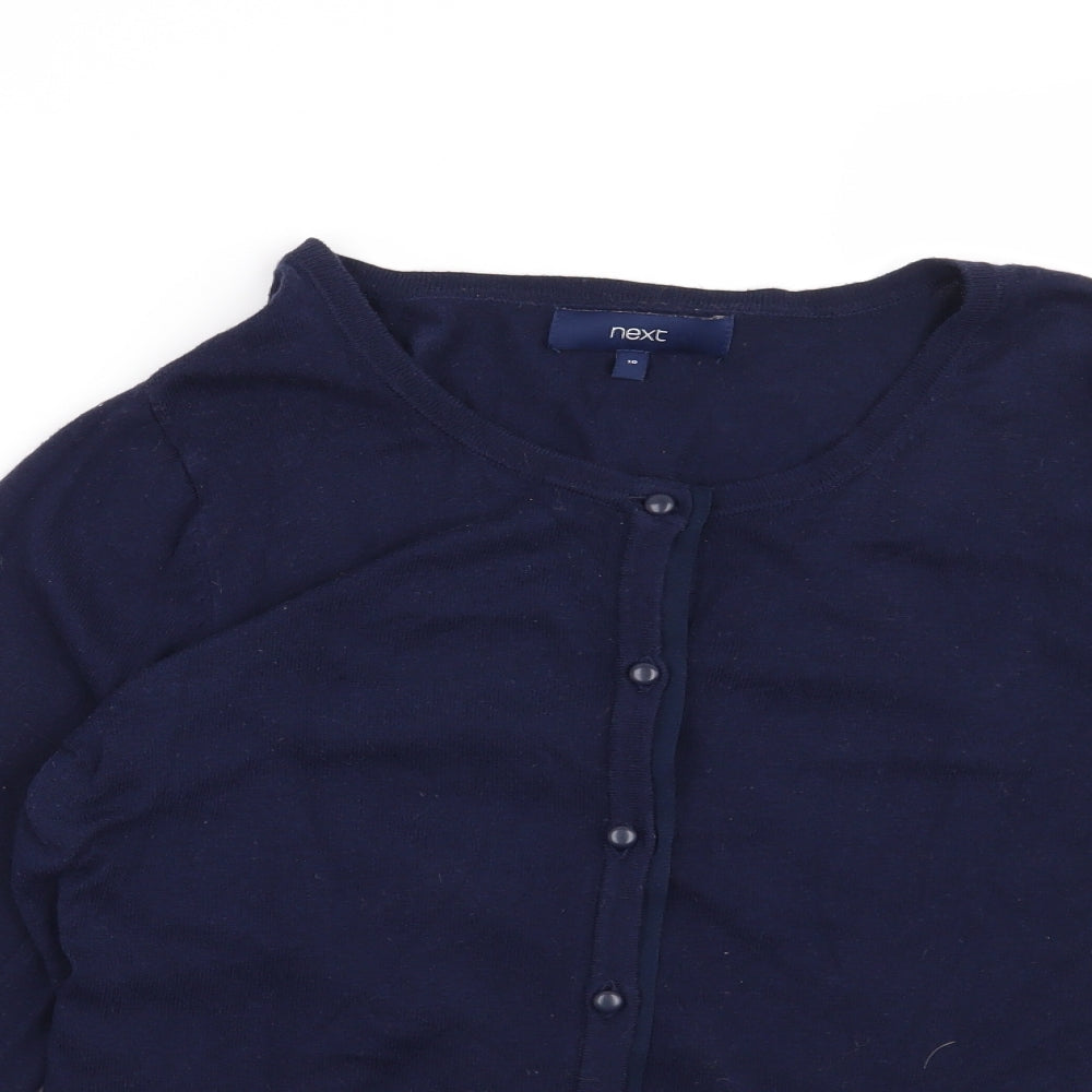 NEXT Womens Blue   Cardigan Jumper Size 10