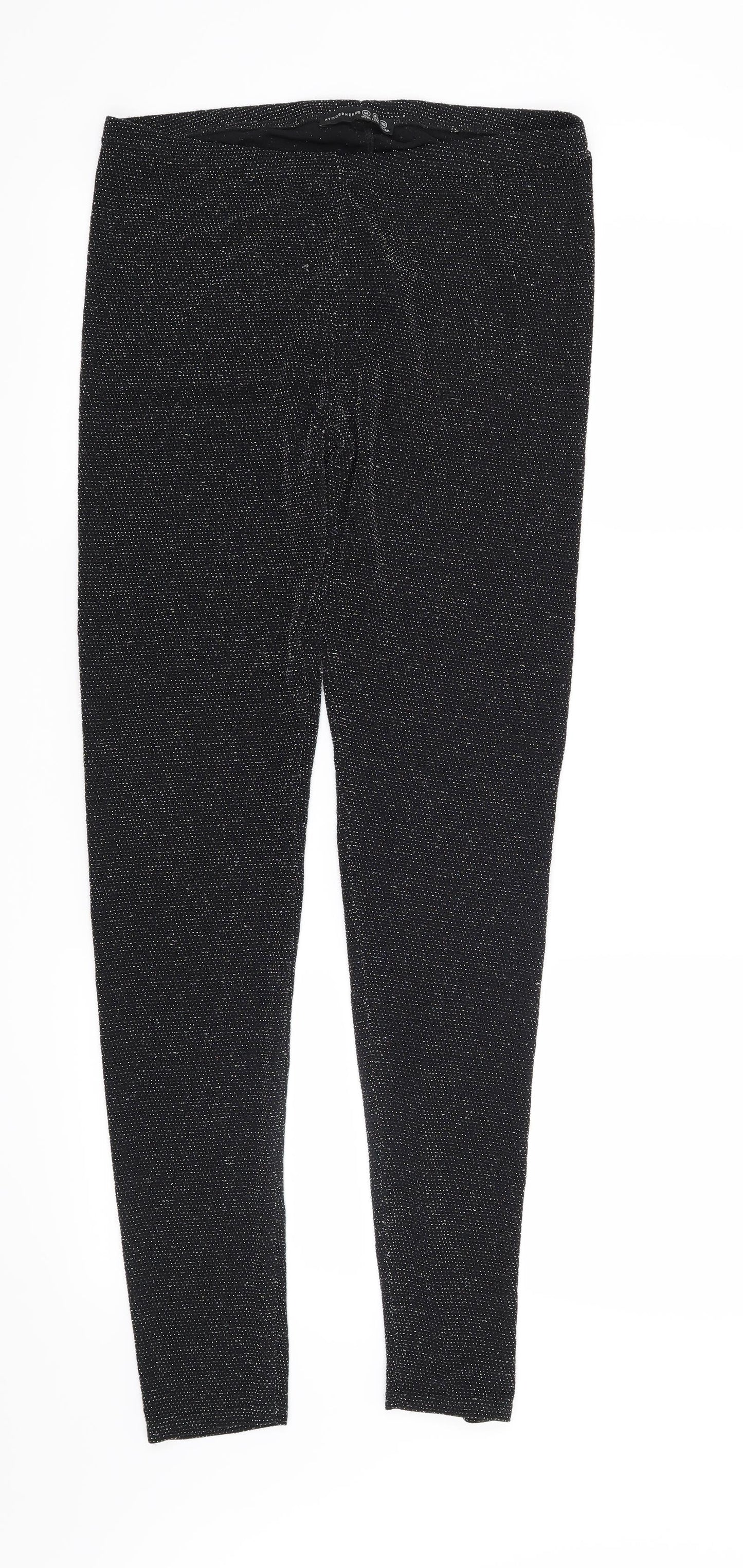 Atmosphere Womens Black   Jegging Trousers Size 14 L30 in