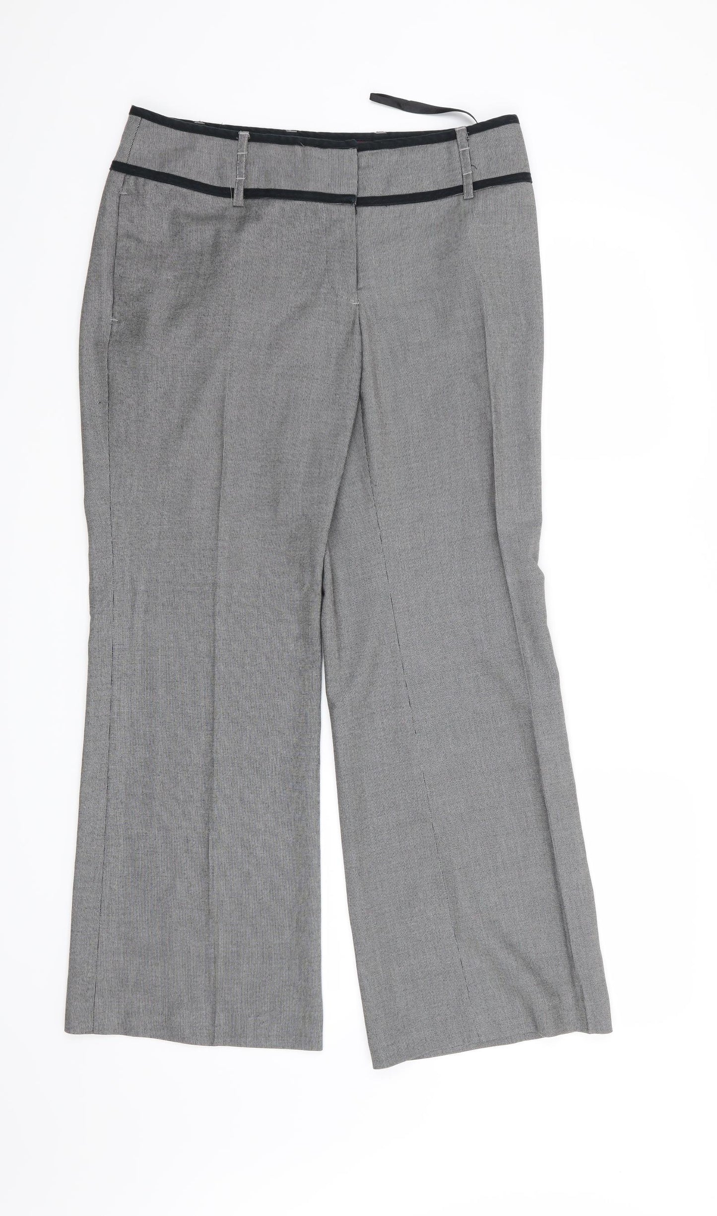 NEXT Womens Grey   Trousers  Size 10 L29 in