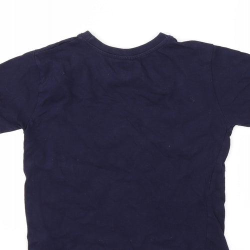 Rebel Boys Blue   Basic T-Shirt Size 6-7 Years