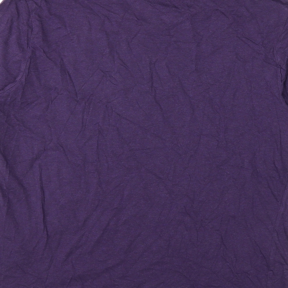 Marks and Spencer Mens Purple    T-Shirt Size L
