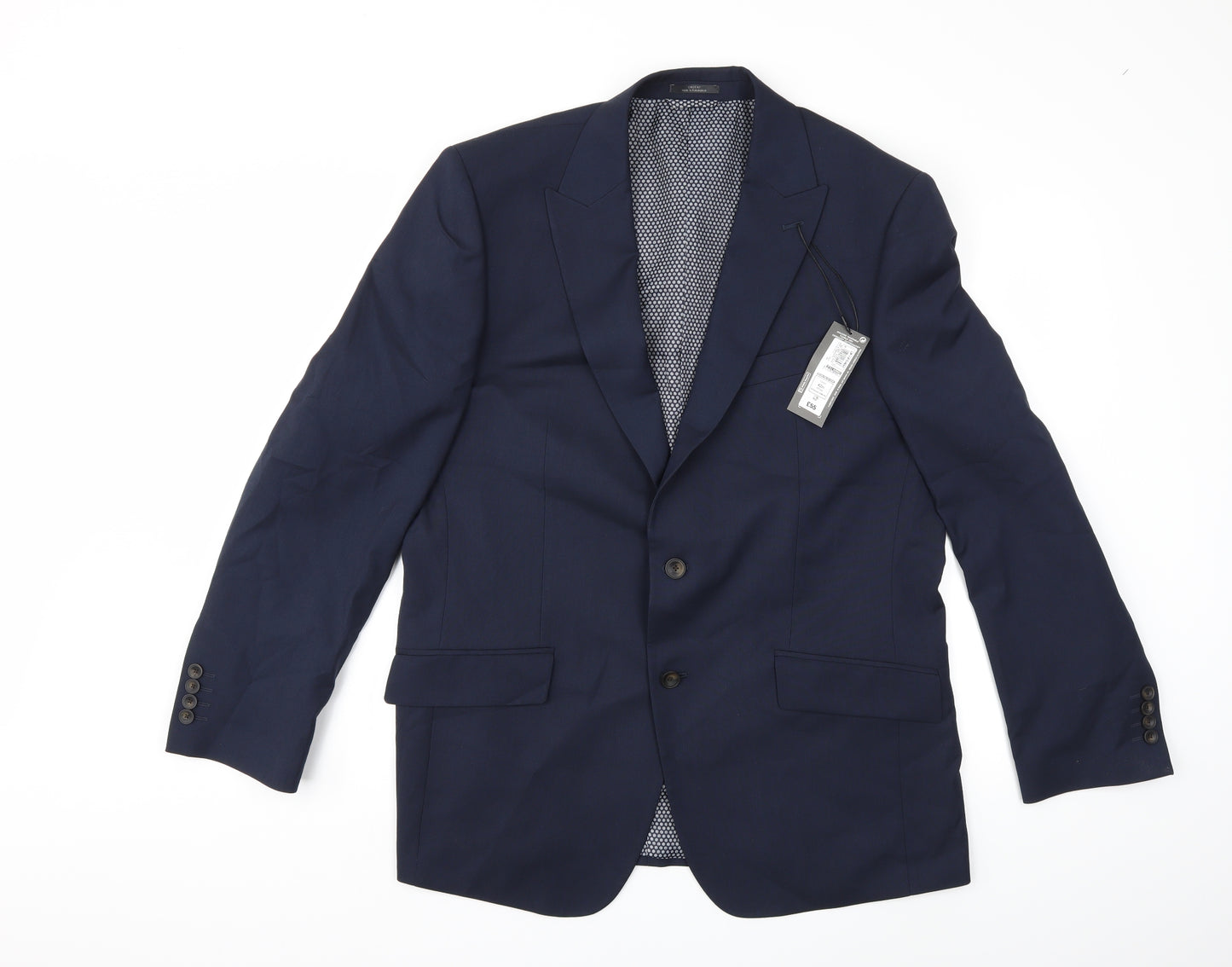 Marks and Spencer Mens Blue   Jacket Suit Jacket Size 42