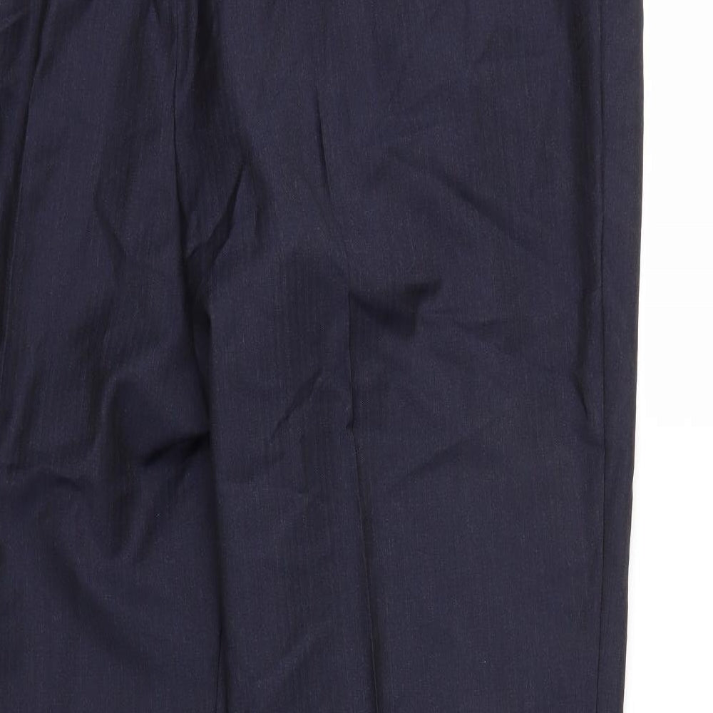 Savile Row Mens Blue   Trousers  Size 38 in L33 in