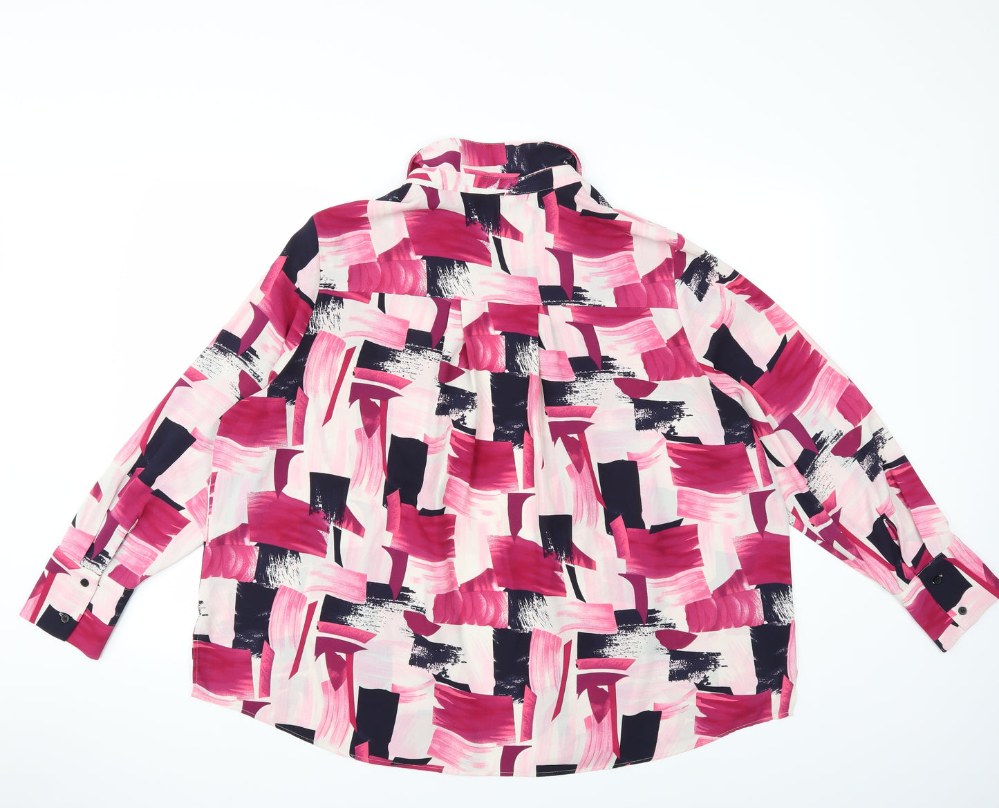 Marks and Spencer Womens Pink   Basic Button-Up Size 20