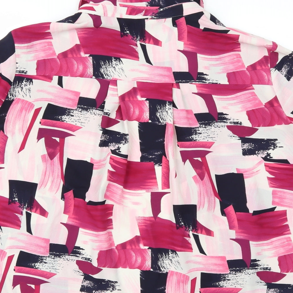 Marks and Spencer Womens Pink   Basic Button-Up Size 20