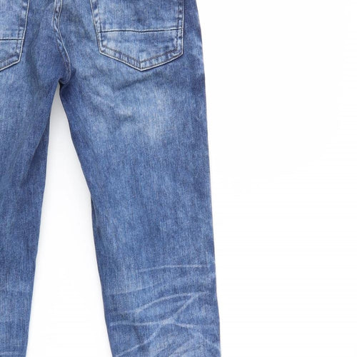 Pull&Bear Mens Blue  Denim Skinny Jeans Size 28 in L30 in