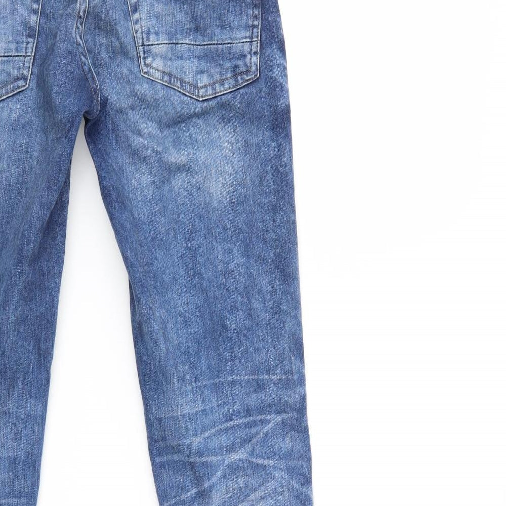 Pull&Bear Mens Blue  Denim Skinny Jeans Size 28 in L30 in