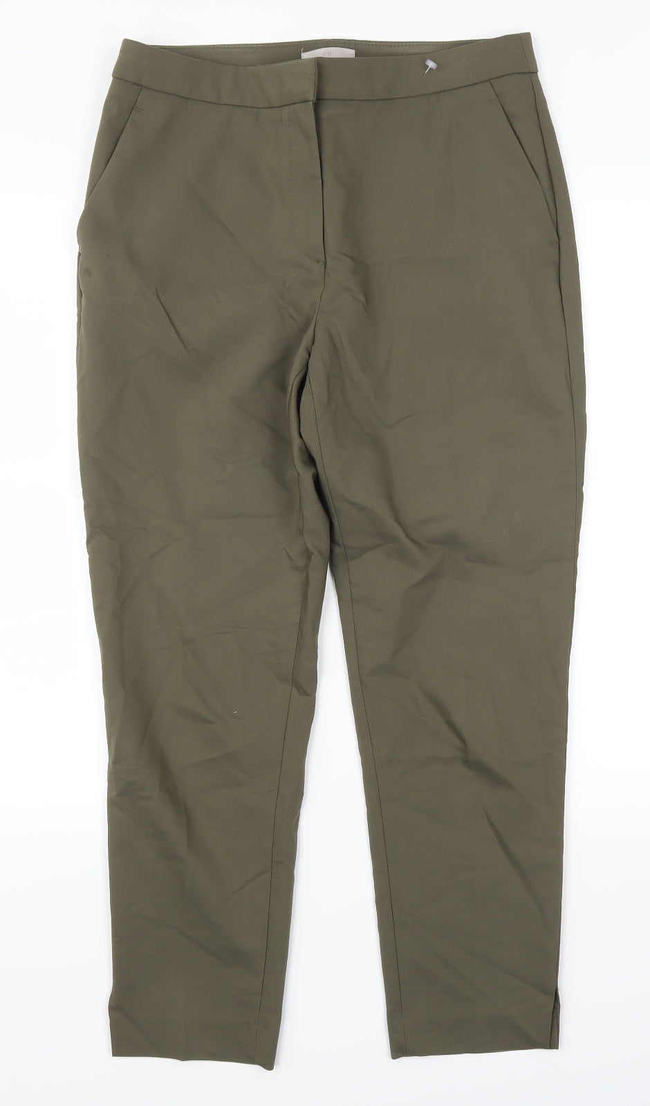 Topshop Womens Green   Trousers  Size 10 L26 in